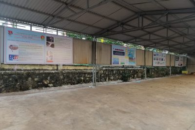 Công trình Măng non “Góc tuyên truyền” về phòng chống xâm hại trẻ em, đuối nước, an toàn giao thông và phòng chống ma túy.